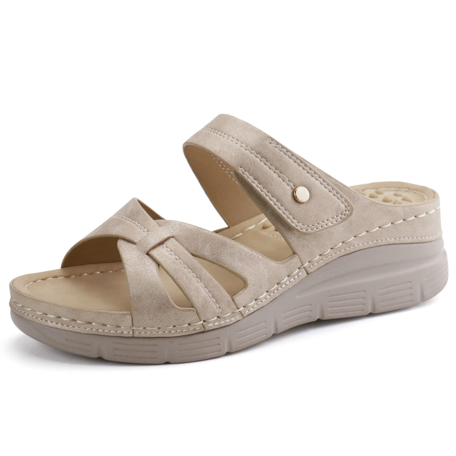 Ortho + Rest Women Orthotic Slides Comfortable Orthopedic Sandals Walking