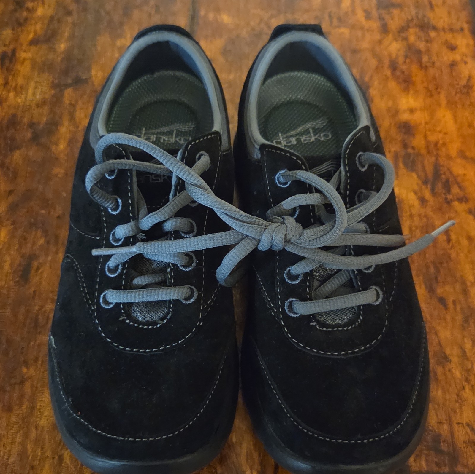 Womens Size 36 (US size 6) Black Dansko Lace Up Shoes