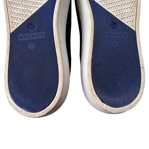 Rothy’s The Original Slip On Women’s Sneakers Navy Size 9
