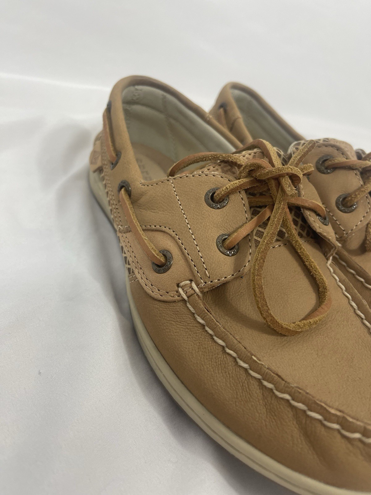 Sperry Top-Sider Women’s Koifish Linen Boat Shoes STS80289