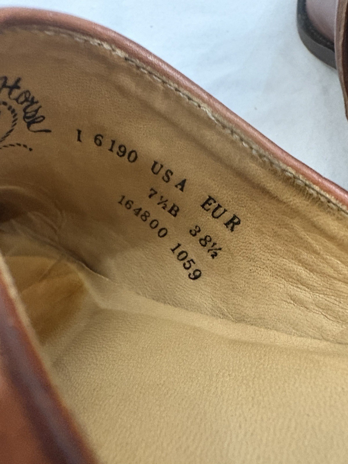 CHARLIE 1 HORSE LEATHER SLIP ON MULE BRAZILIAN WESTERN SHOES SZ 7.5 B