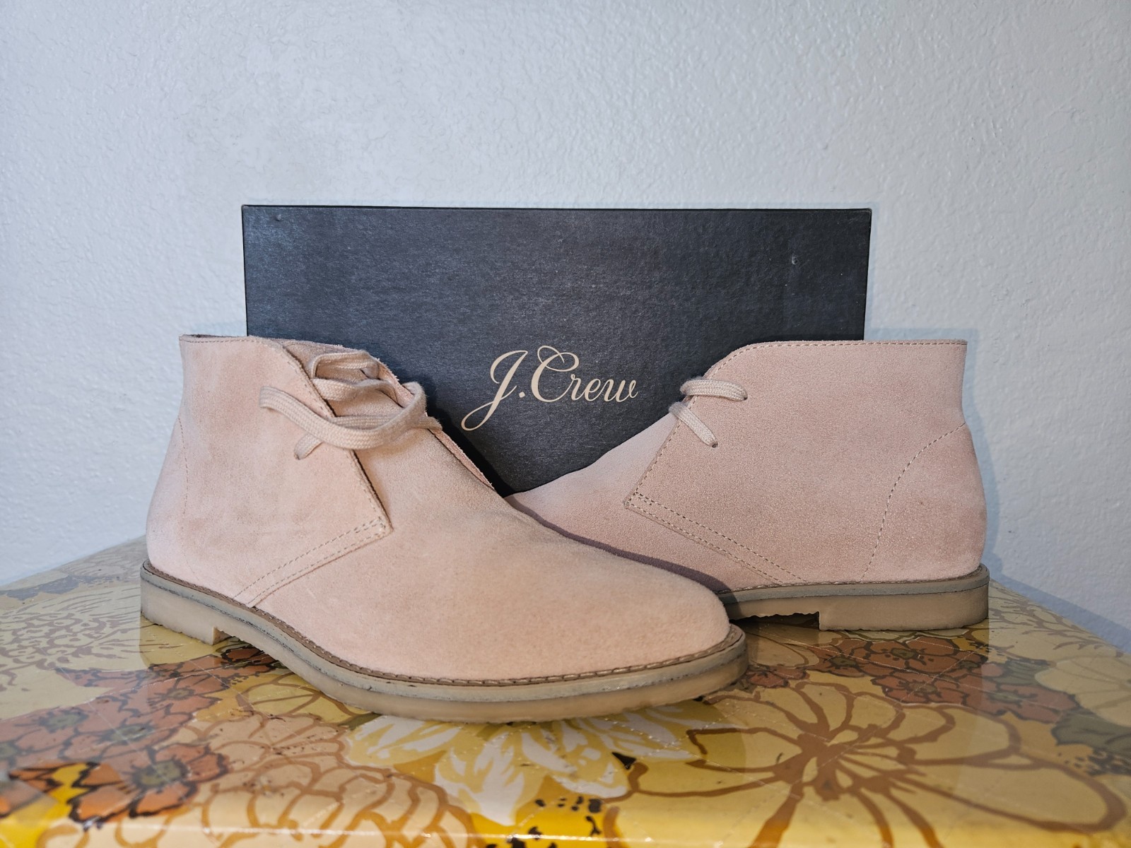 J. Crew Suede Macalister Desert Boots Size 8 Soft Blush