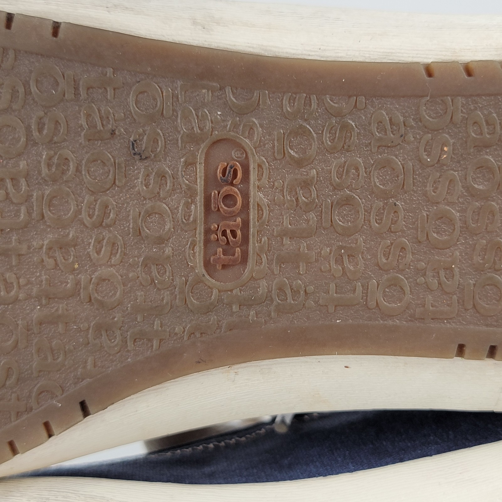 Taos Star Washed Blue Canvas Low Top Sneaker Flats Women’s US 8 W
