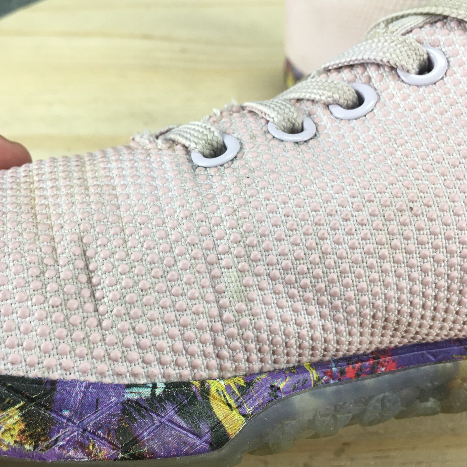 Nobull Shoes Womens 8 Training Sneakers Pink Mesh Lace Up Comfort Casual Sports