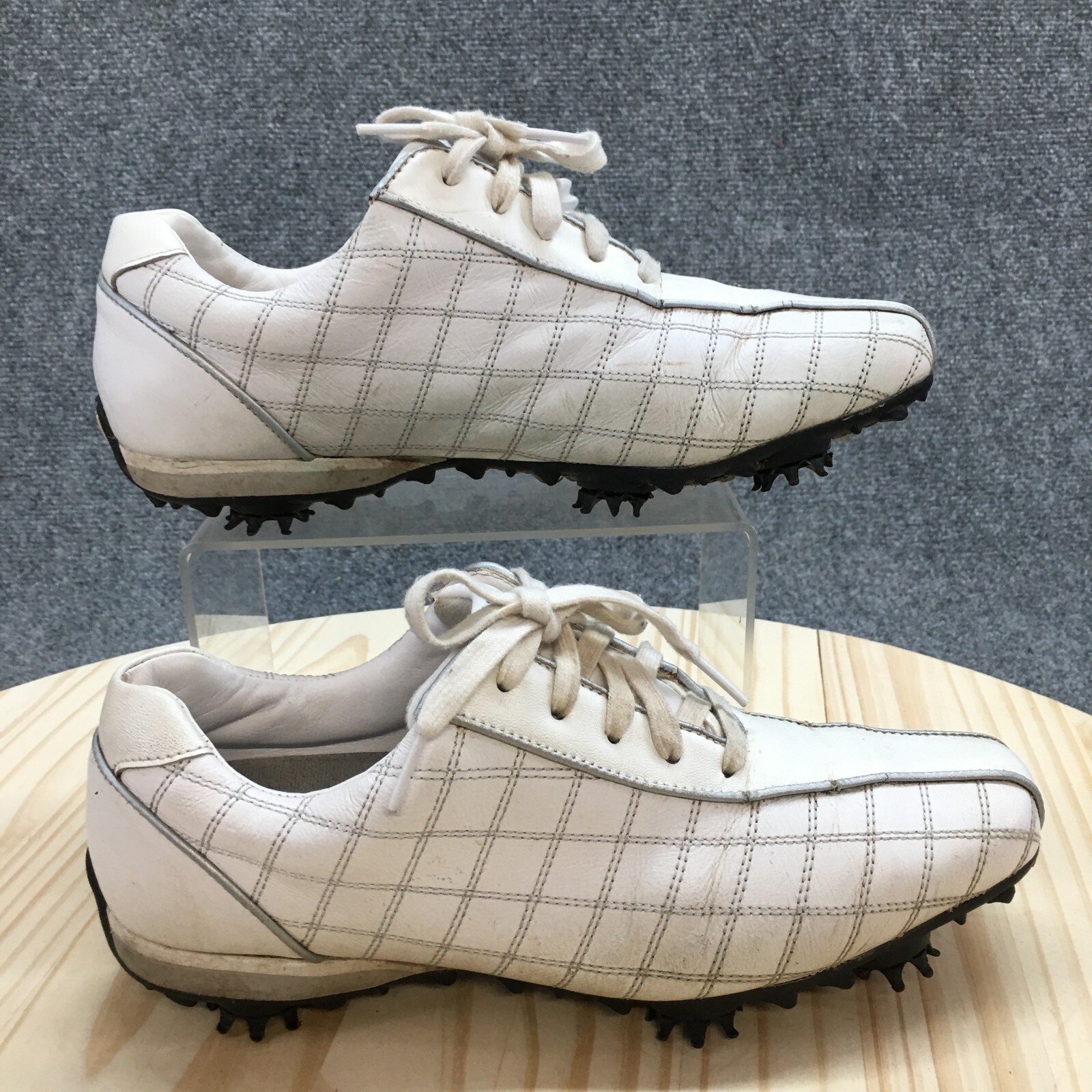 Footjoy Shoes Womens 8.5 M LoPro Collection Golf Sneakers White Lace Up 97199