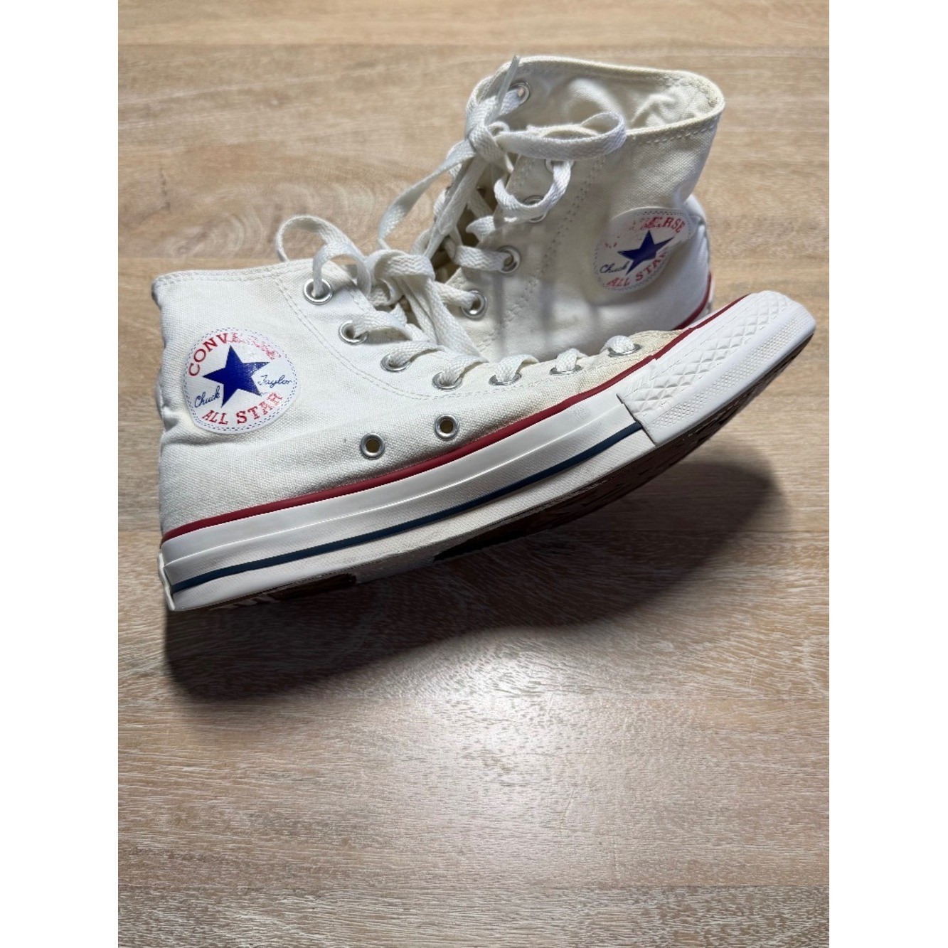 Converse Chuck Taylor All Star High Top Sneakers White Women’s 7/Mens 5 Unisex