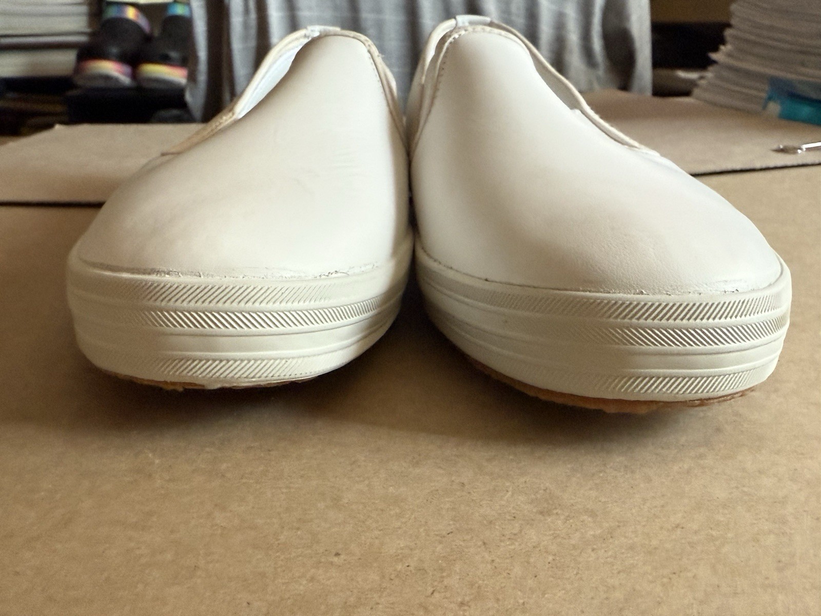 KEDS Champion Leather Slip-On M9.5 L11 – New
