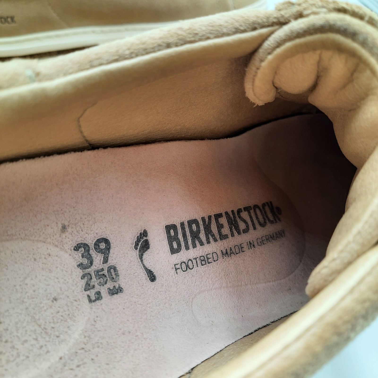 Birkenstock Bend Low Womens Size 39 US 8 Shoes Tan Suede Leather Casual Sneakers