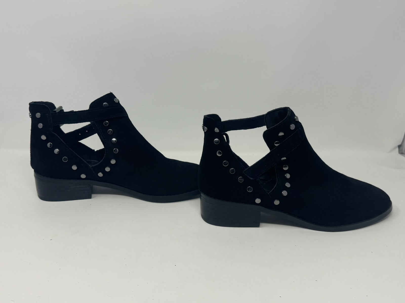 Carlos Santana Bohemian Soft Studded Suede Western Moto Coastal Cowgirl Booties
