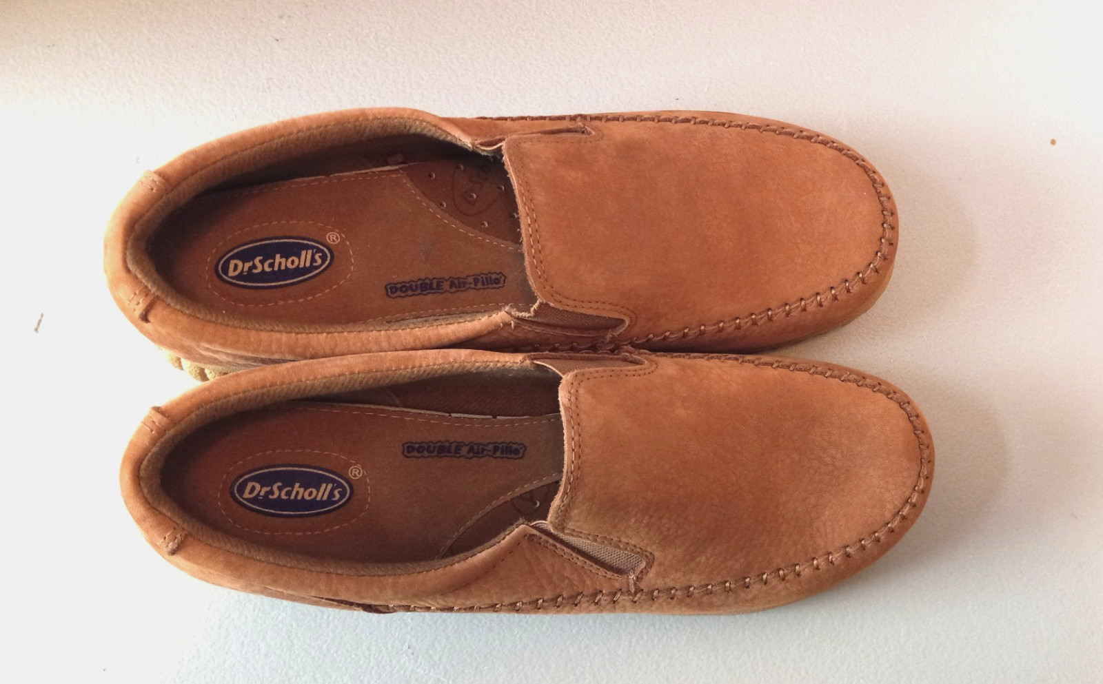 New Dr Scholls Isadora Shoes Womens Sz 9 Brown Suede Slip-On