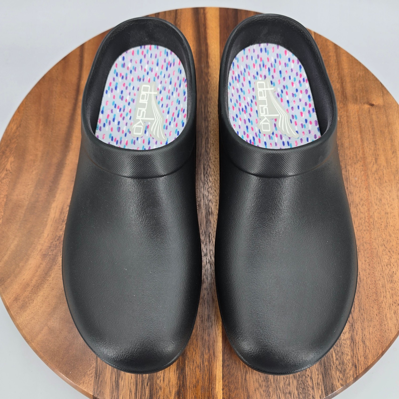 Dansko Kaci EVA Molded Shoes Womens 8.5 Black Slip Resistant Nursing Chef Clogs