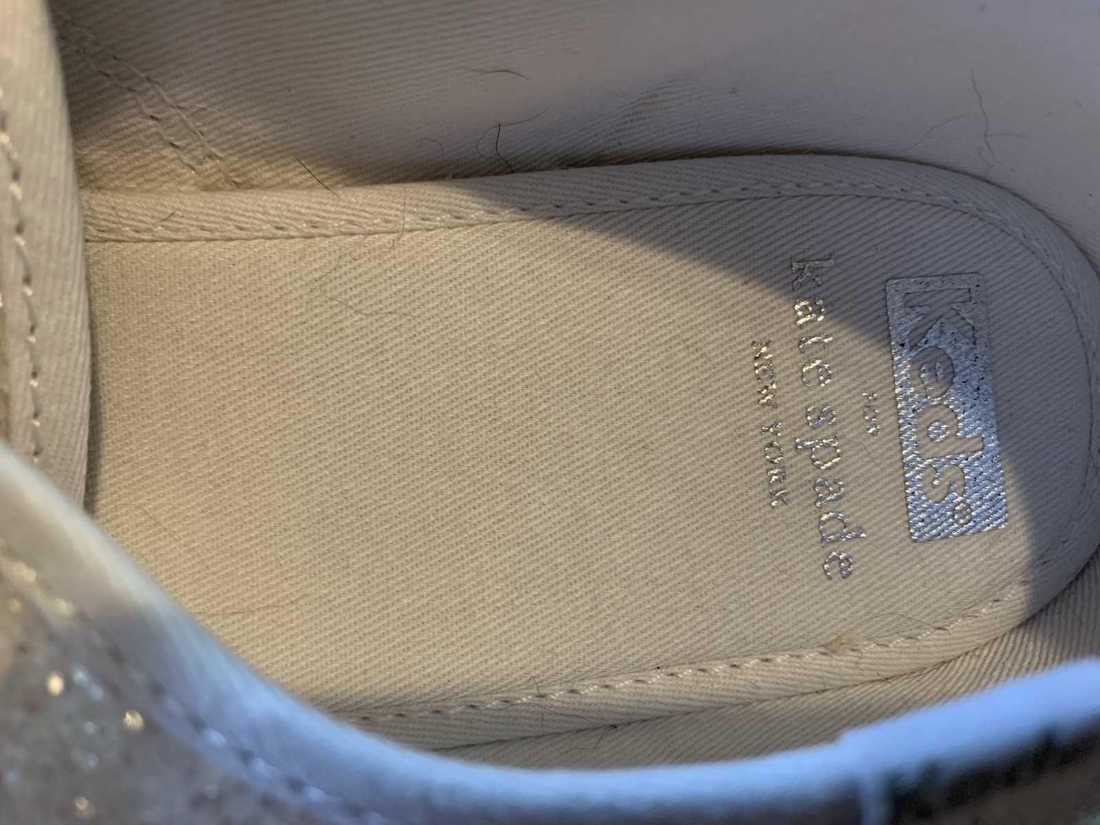 Keds Kate Spade Champion Glitter Celebration Sneaker White Size 9.5