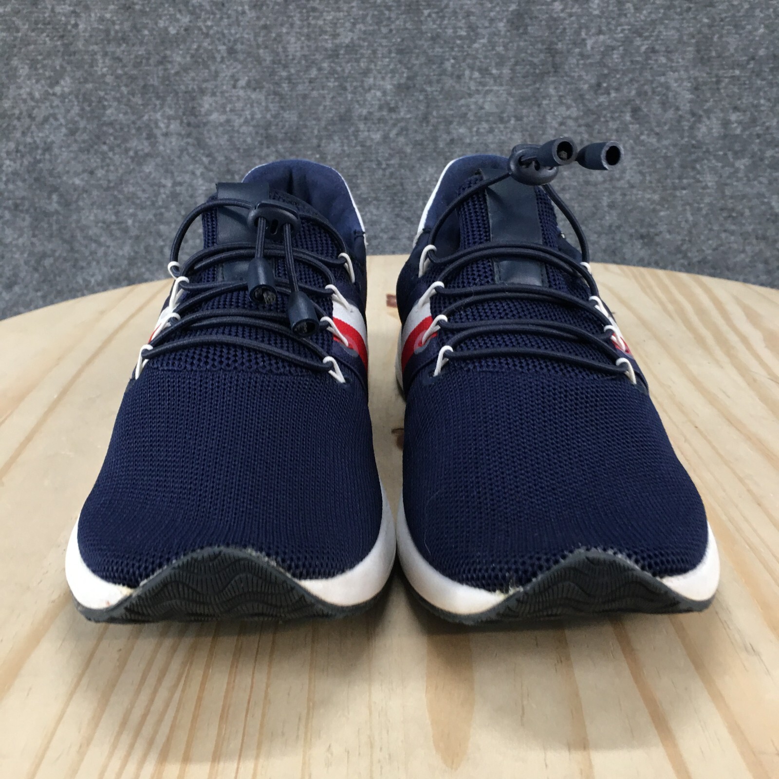 Tommy Hilfiger Shoes Womens 8.5 M Rhena Casual Sneakers Blue Mesh Lace Up Low