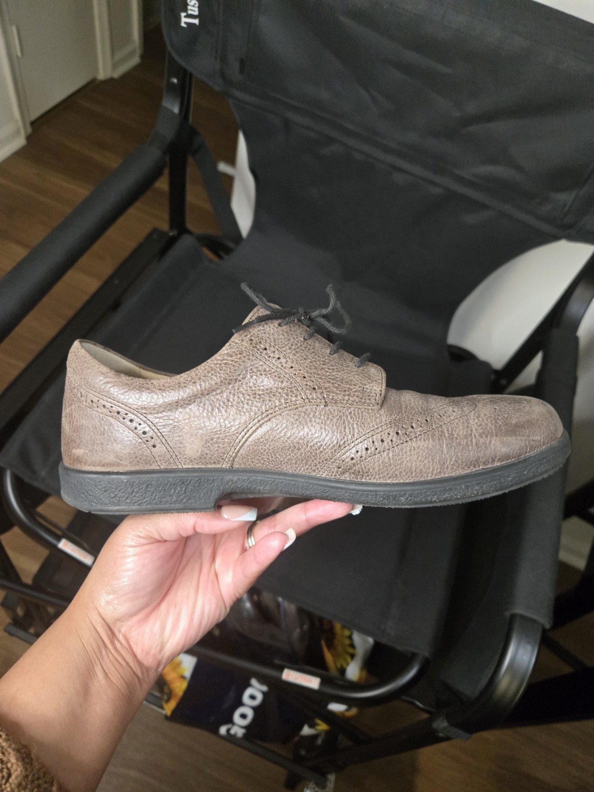 Finn Comfort Germany Vaasa Brown Leather Wingtip Shoes Women’s Size 9