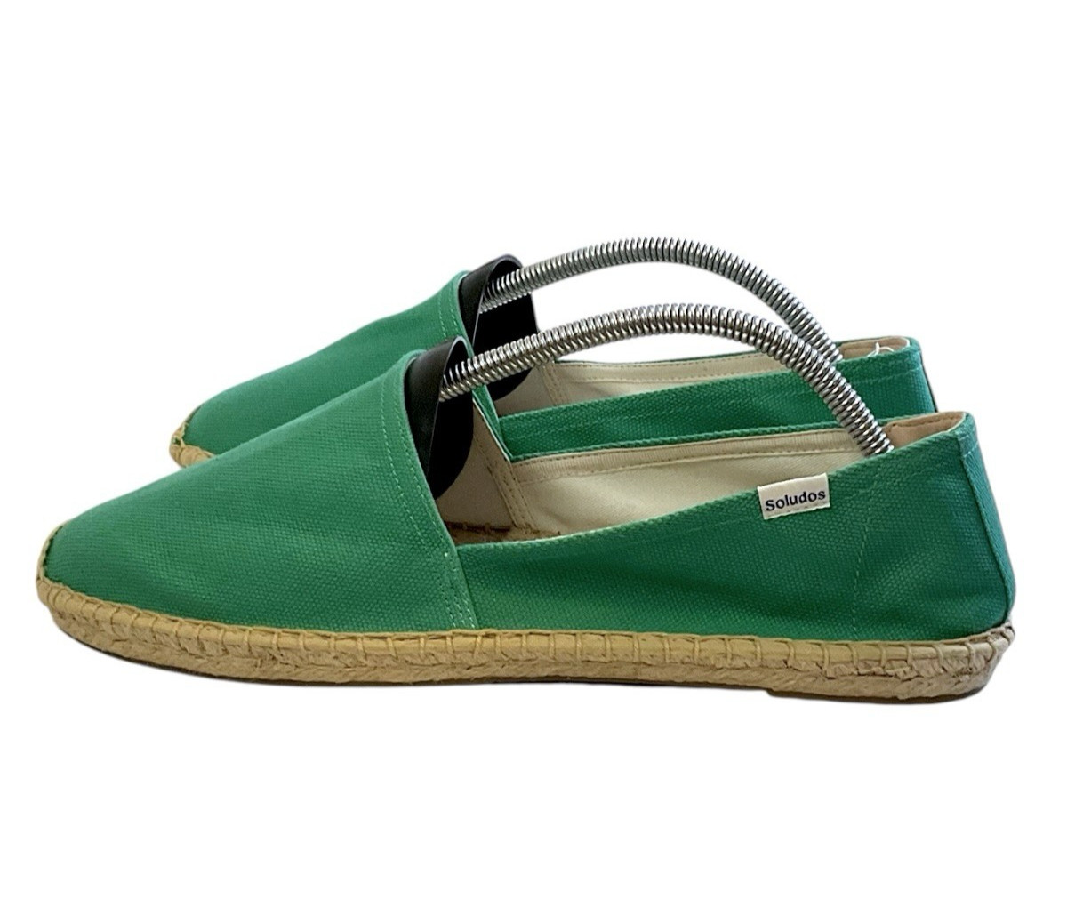 Soludos Original Espadrille Dali Shoes Women’s Size 11 Green Canvas Slip On