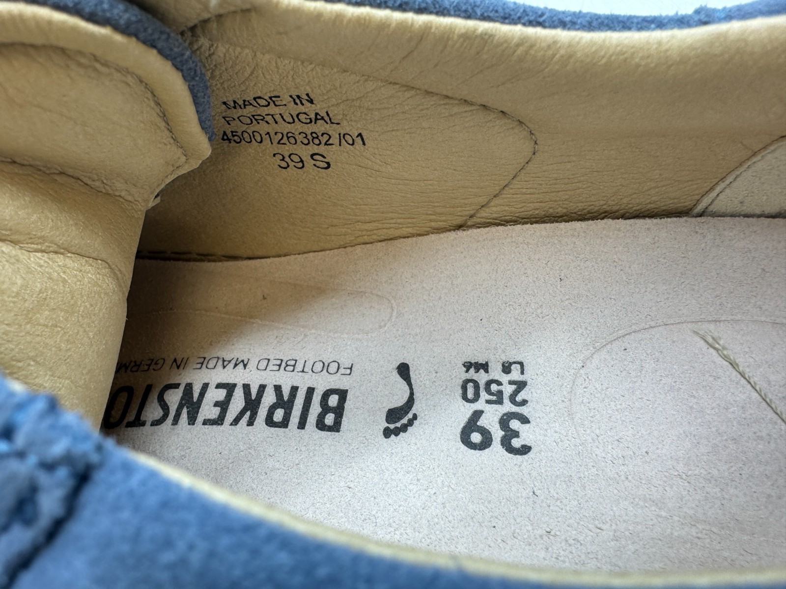 Birkenstock Bend Low Sneakers Women’s Elemental Blue Suede Comfort Lace Up – 8