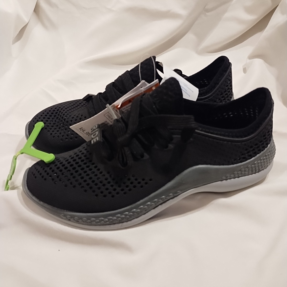 Crocs Lite Ride Unisex Shoes Black Size 6 NWT