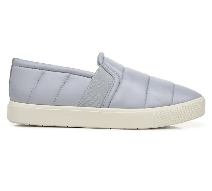 Vince Blair Quilted Slip On Shoe Slate Grey Women’s Size 9 US Quiet Luxury $200
