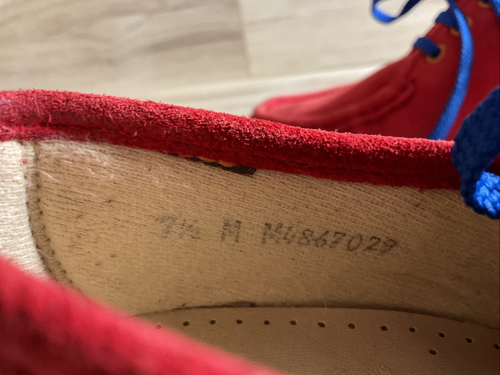 SAS Siesta Shoes Womens Size 7.5 M Red Suede Lace Up Comfort USA Handsewn