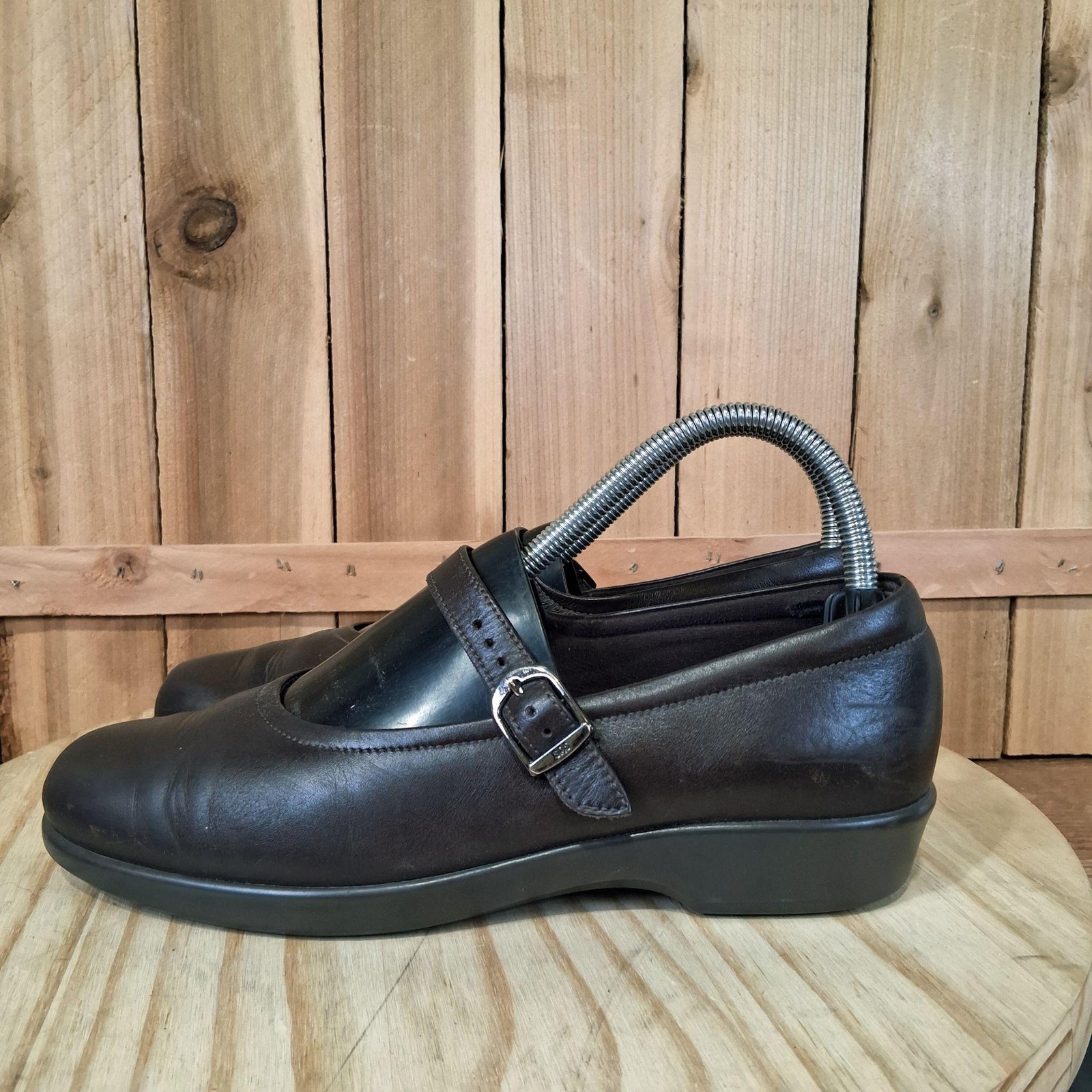 SAS Maria Mary Jane Shoes Womens 8 N Brown Leather Tripad Comfort Walking Casual