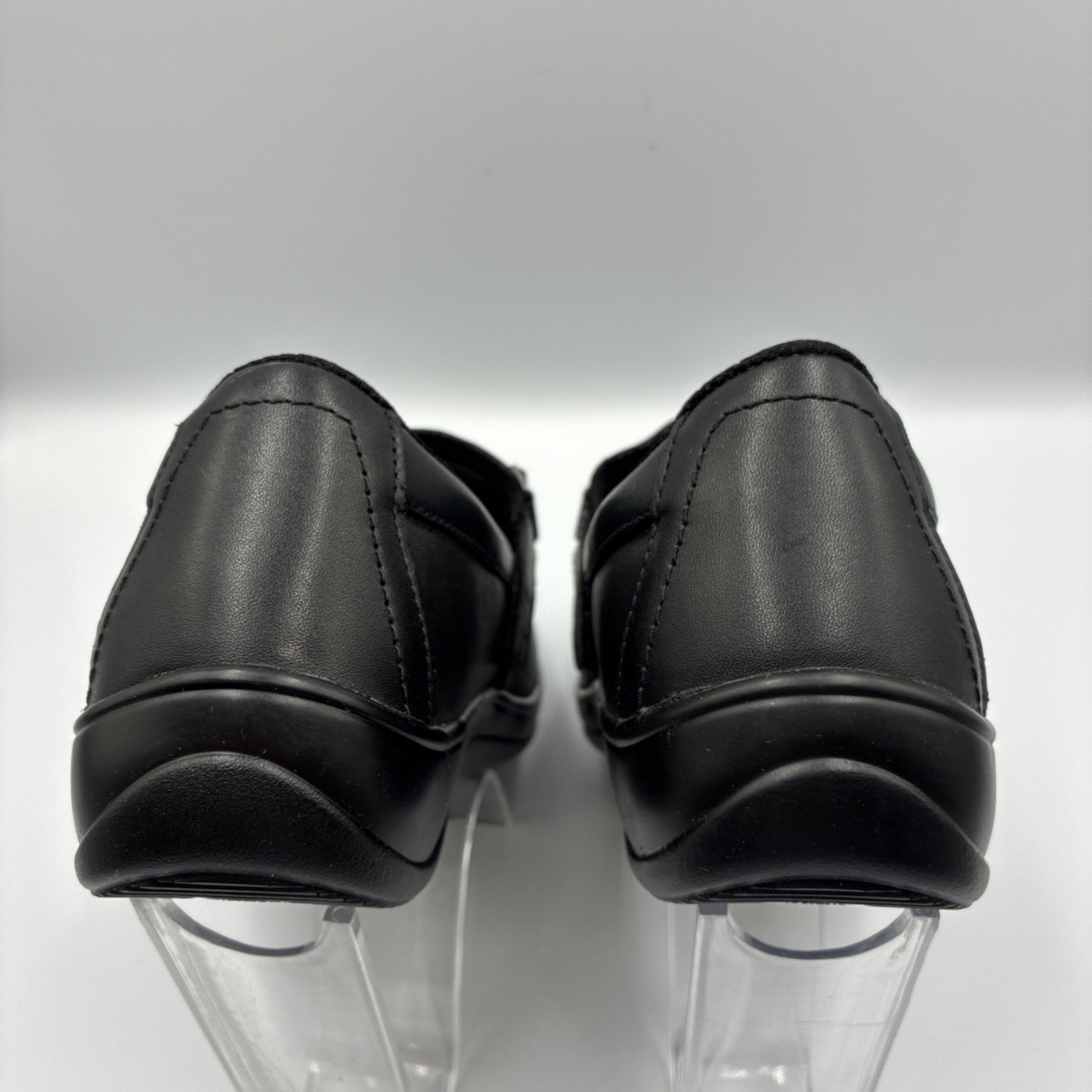 ORTHOFEET Women’s Shoes Chelsea 817 Black Leather Loafer Size 8 EE ExtraWide NEW