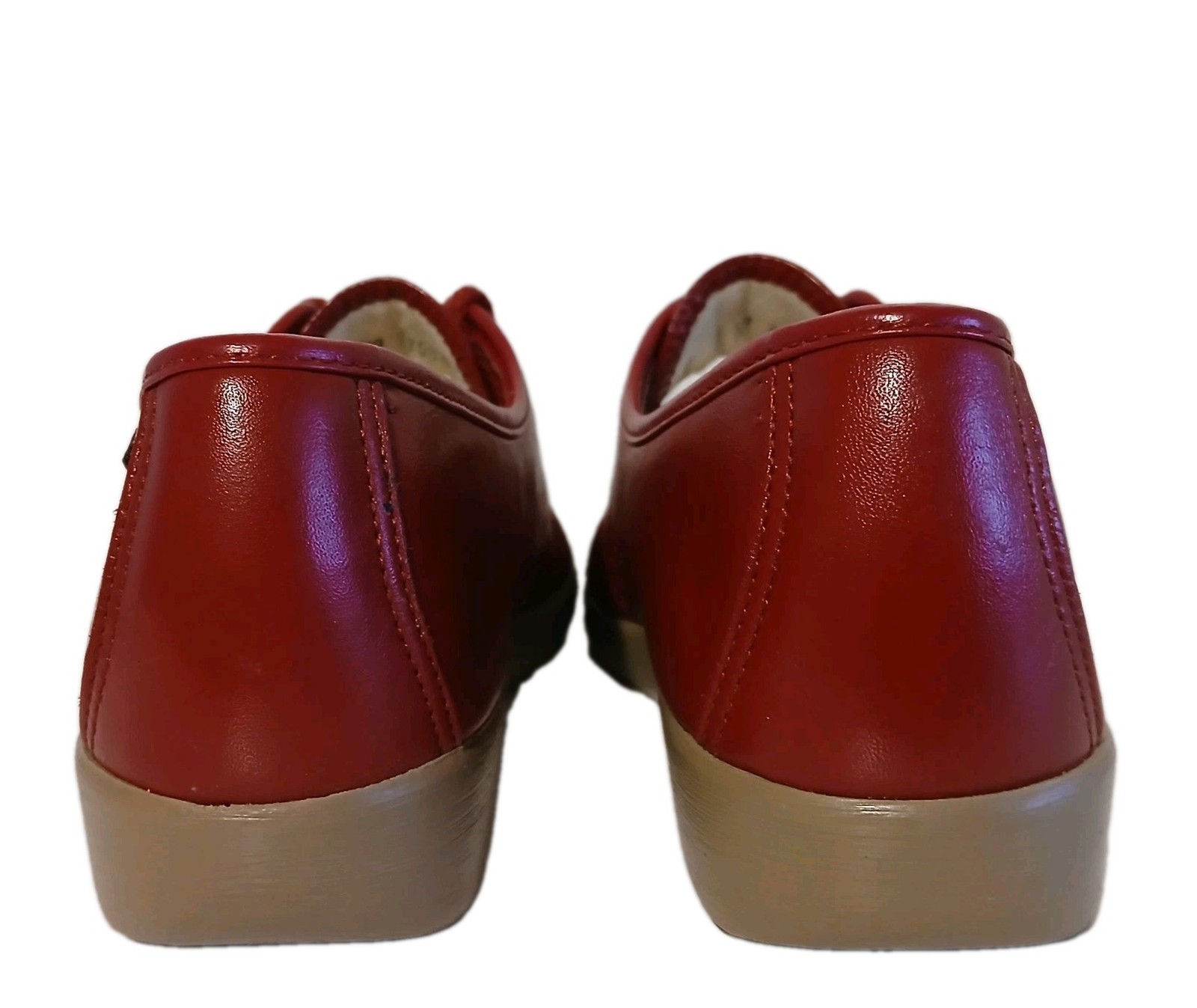 SAS Siesta Handsewn Leather Lace Up Moccasin Shoes Women’s 9 N Red Comfort USA