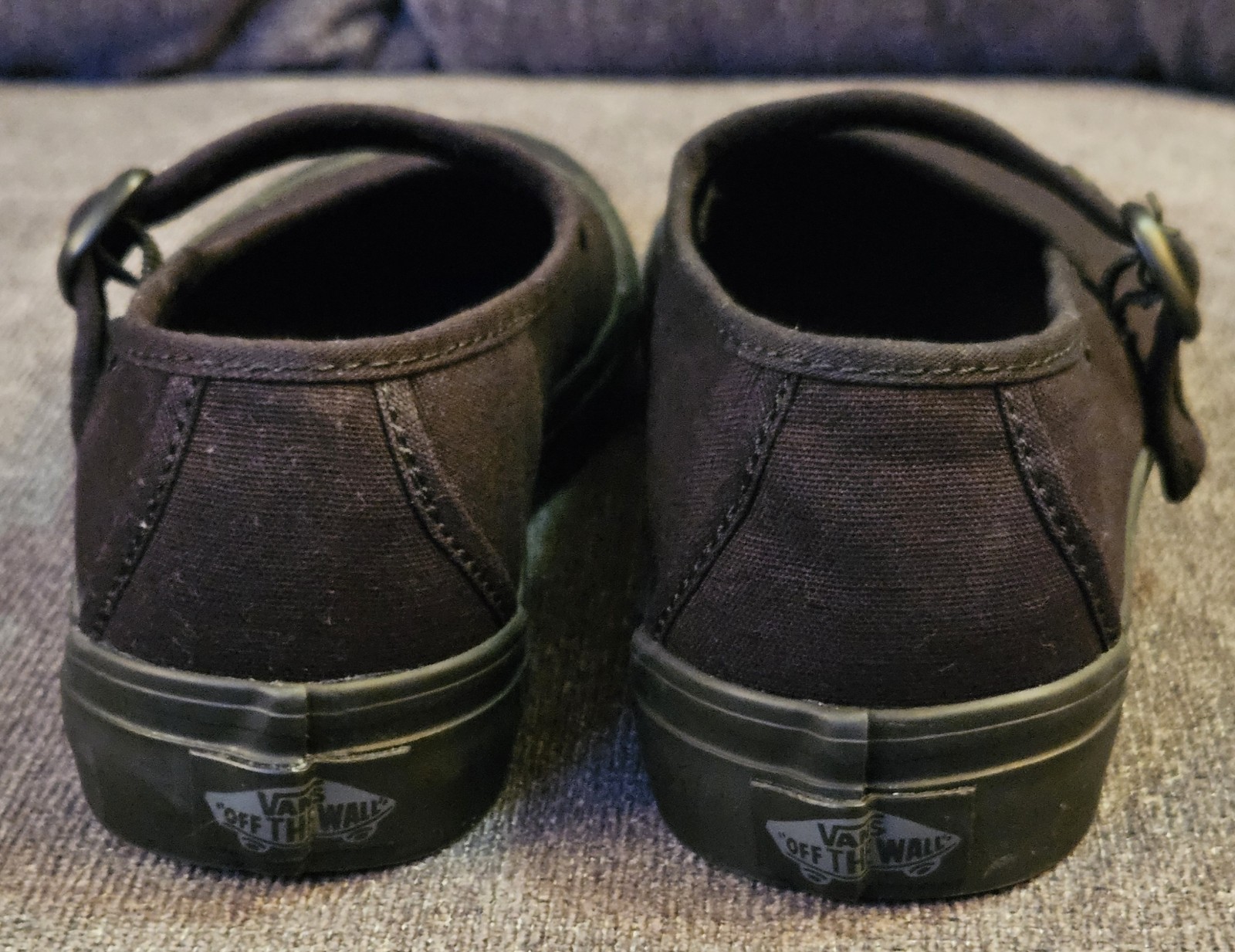 ​Vans Mary Jane Black Canvas Shoes Women’s 8 Men’s 6.5 VN000CRR6BT Triple Black