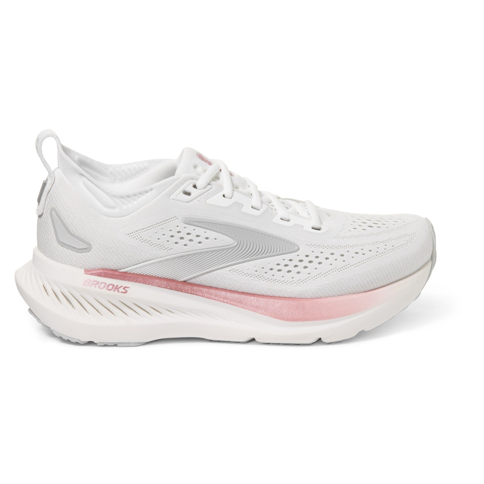 Brooks Glycerin 23 Road-Running Shoes – Women’s, Color: White/Harbor Mist/Metall