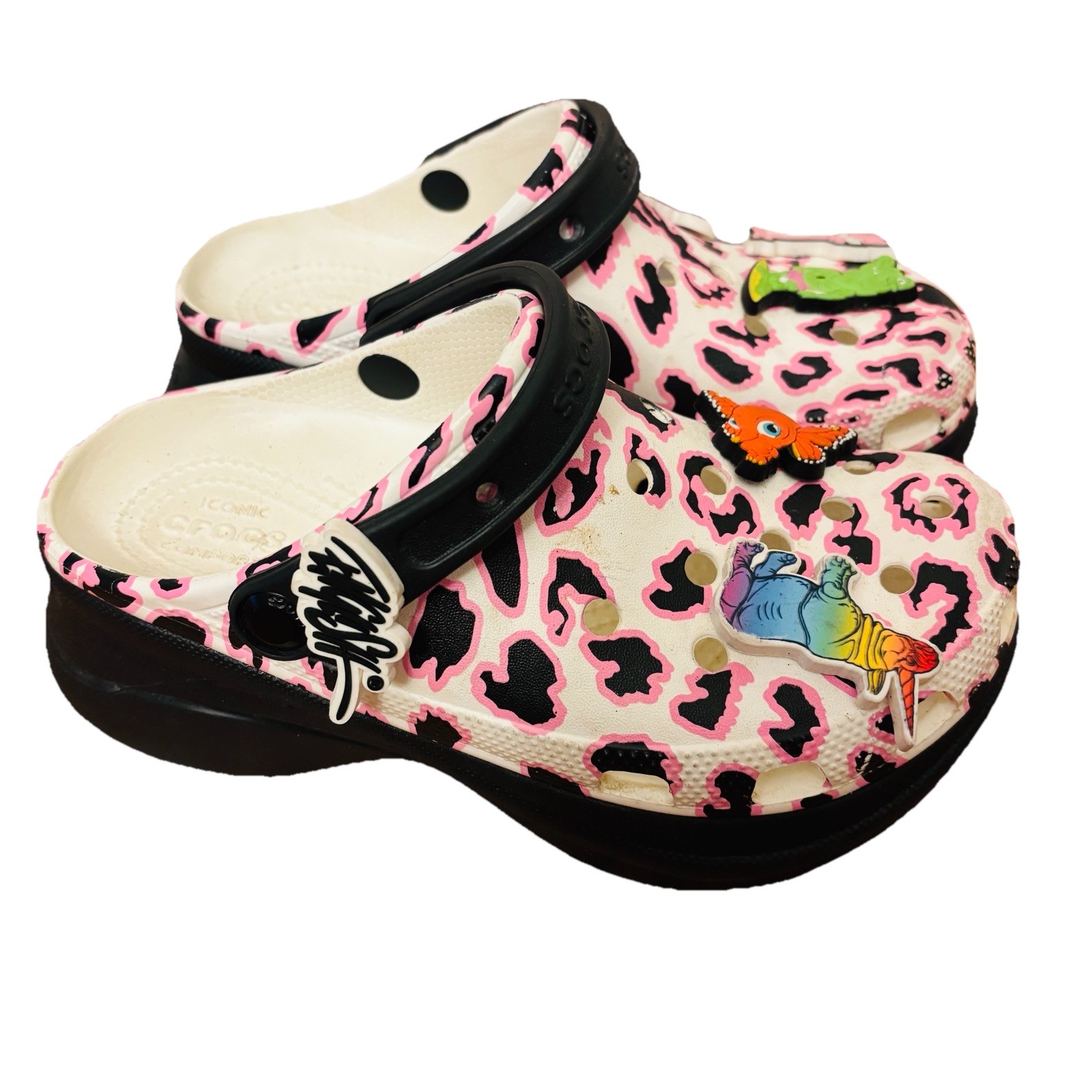 CROCS Ron English Party Animals Bae Limited Edition Bae Clog Women’s Size 6