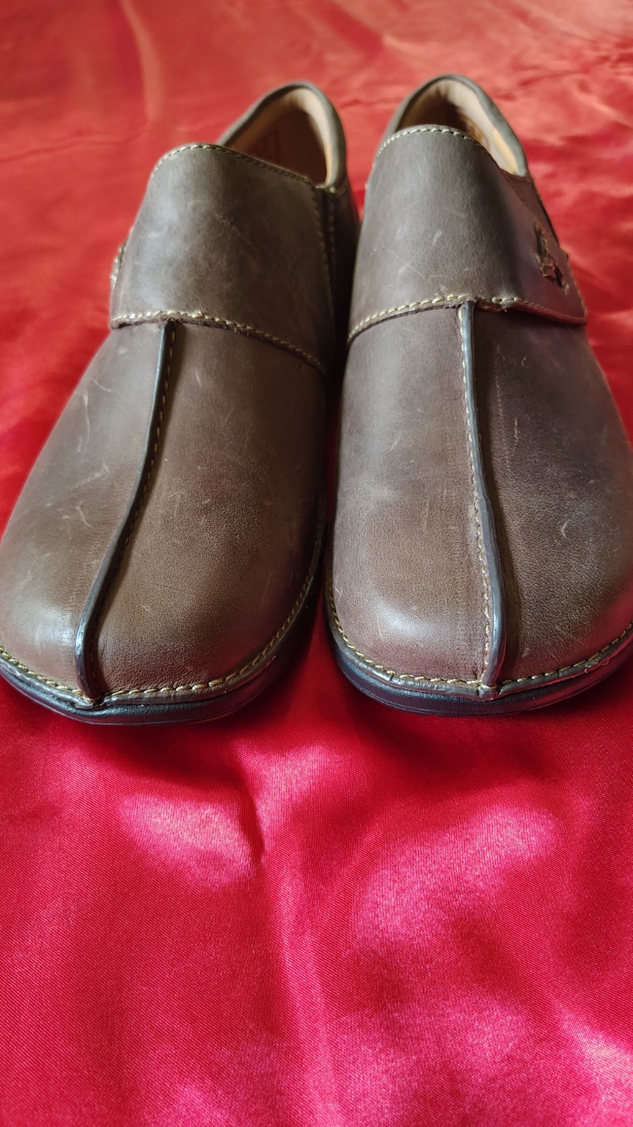 Clarks Un Loop Ave Women’s Loafer Taupe Leather Shoes, US 9.5-10.5, UK, AU 7-8