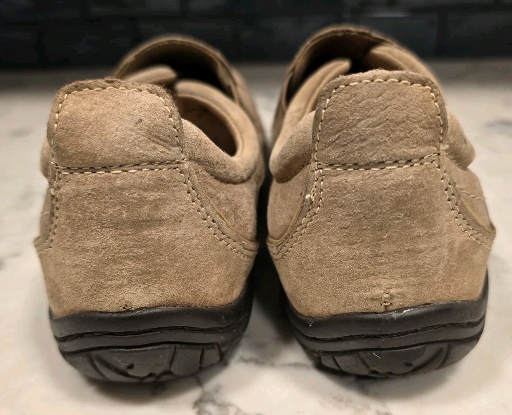 Magellan Tan Slip On Walking Hiking Shoes Size 7.5 M