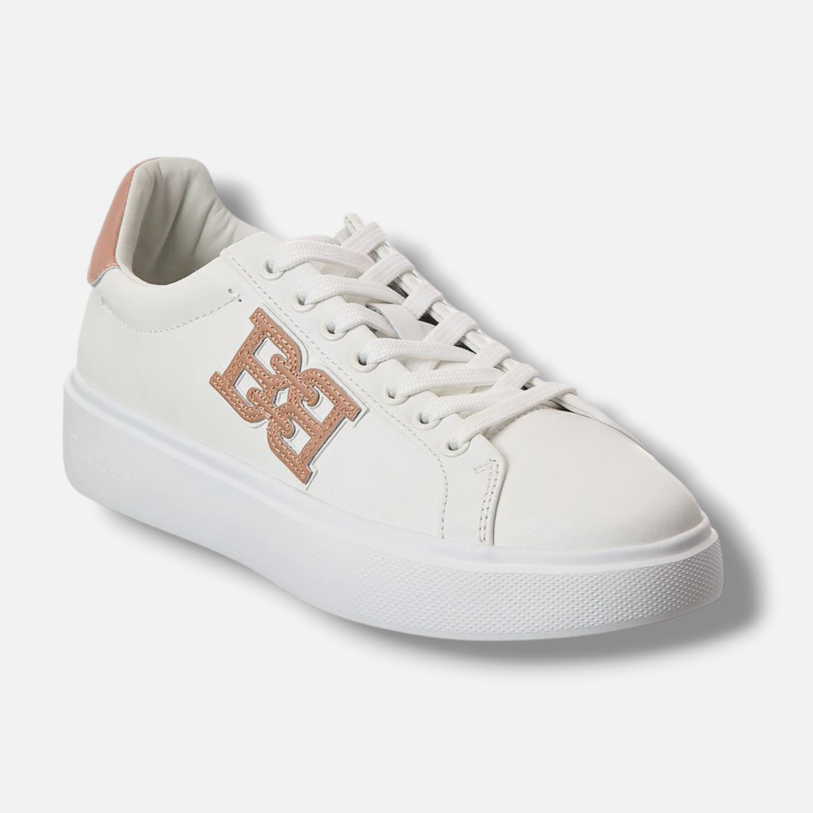 Bally Women’s White Brettys Leather Sneaker Size 7M