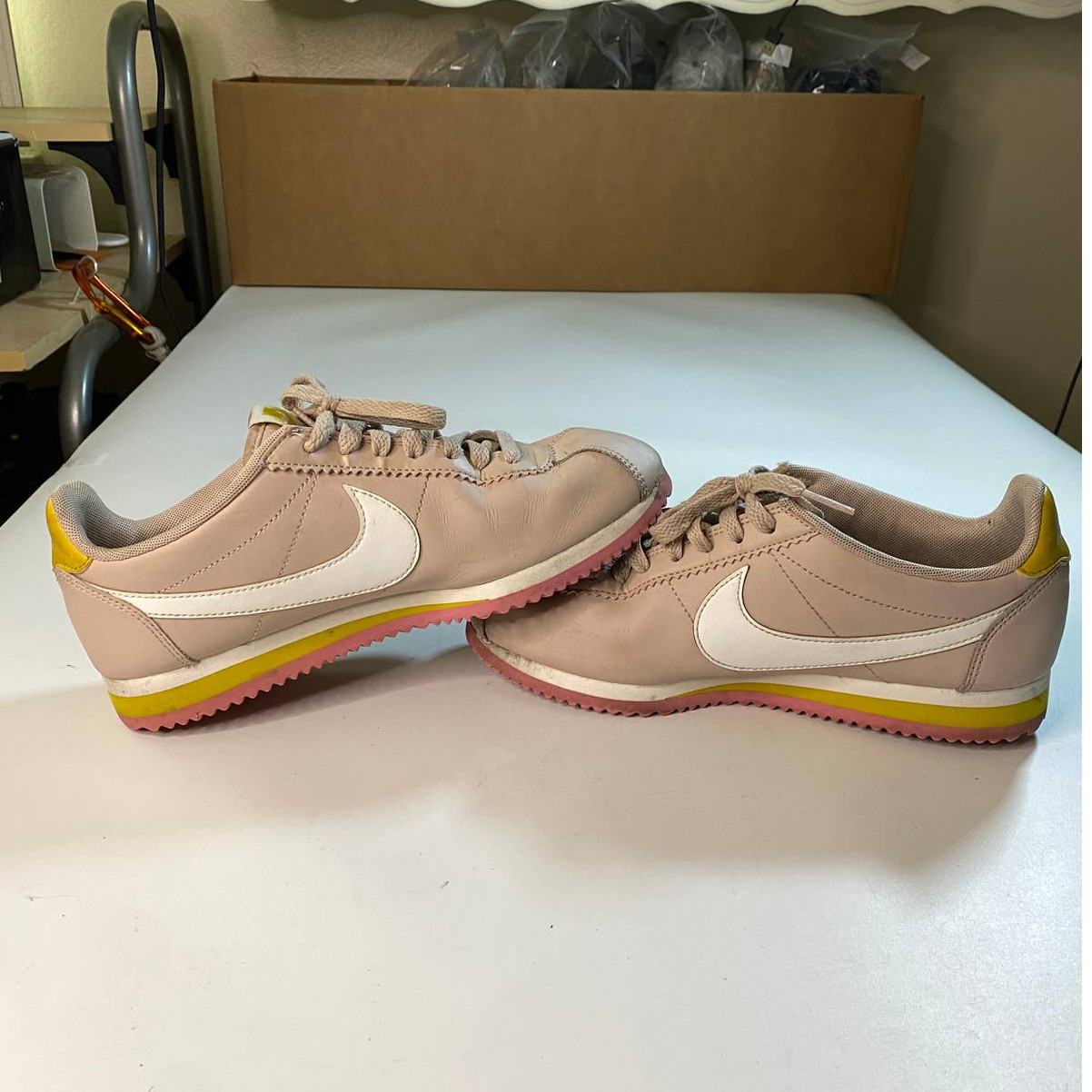 Nike Classic Cortez Fossil Stone Sneakers Women’s 8