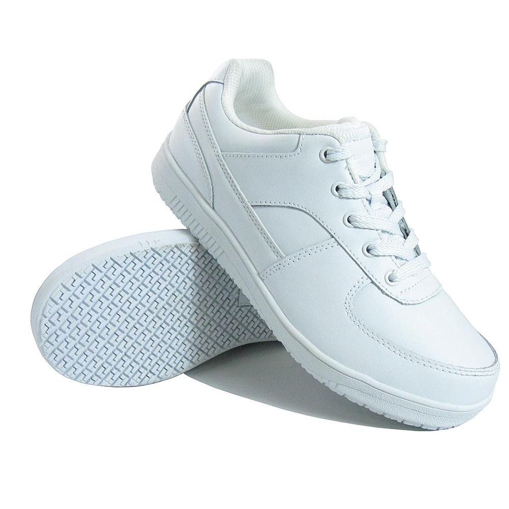 GENUINE GRIP Women’s Slip Water Resistant Service Nurse Work Leather Shoes