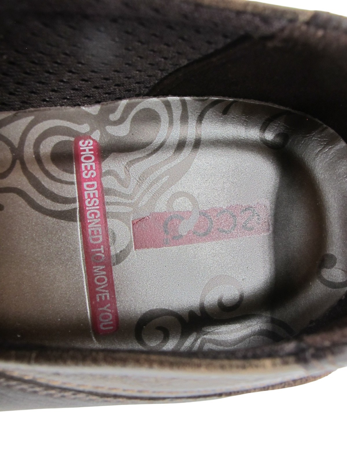 Ecco Cloud Mary Jane Shoe Sz 40 ( 9 – 9.5 ) Loafer Brown & Bronze Leather Flat