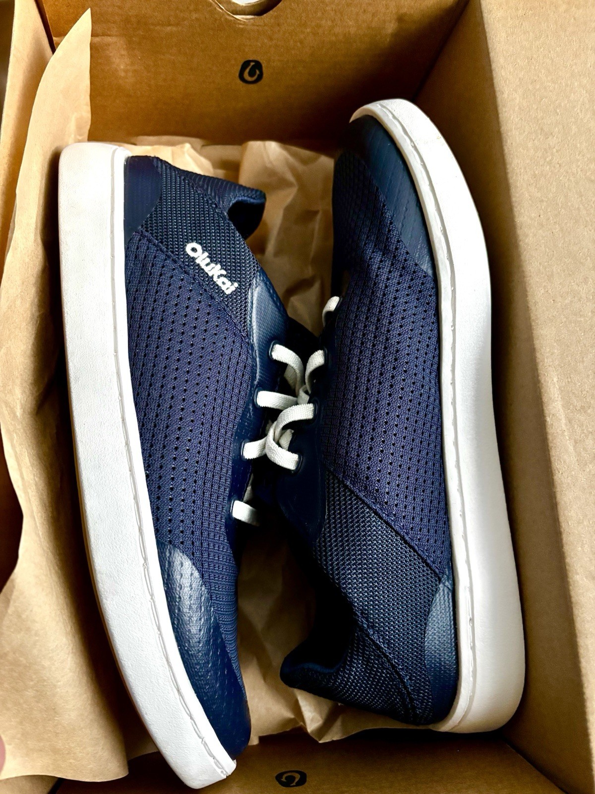 Olukai Women’s Breathable Boat Shoes Kahakai Blue Size 8