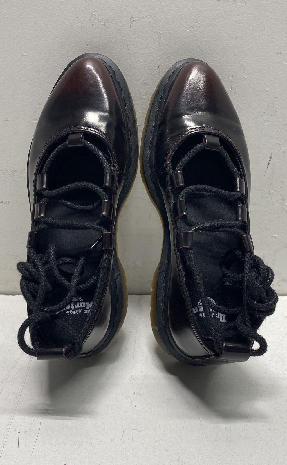Dr. Martens Elphie II Oxblood Leather Ghillie Mary Jane Shoes Women’s Size 6
