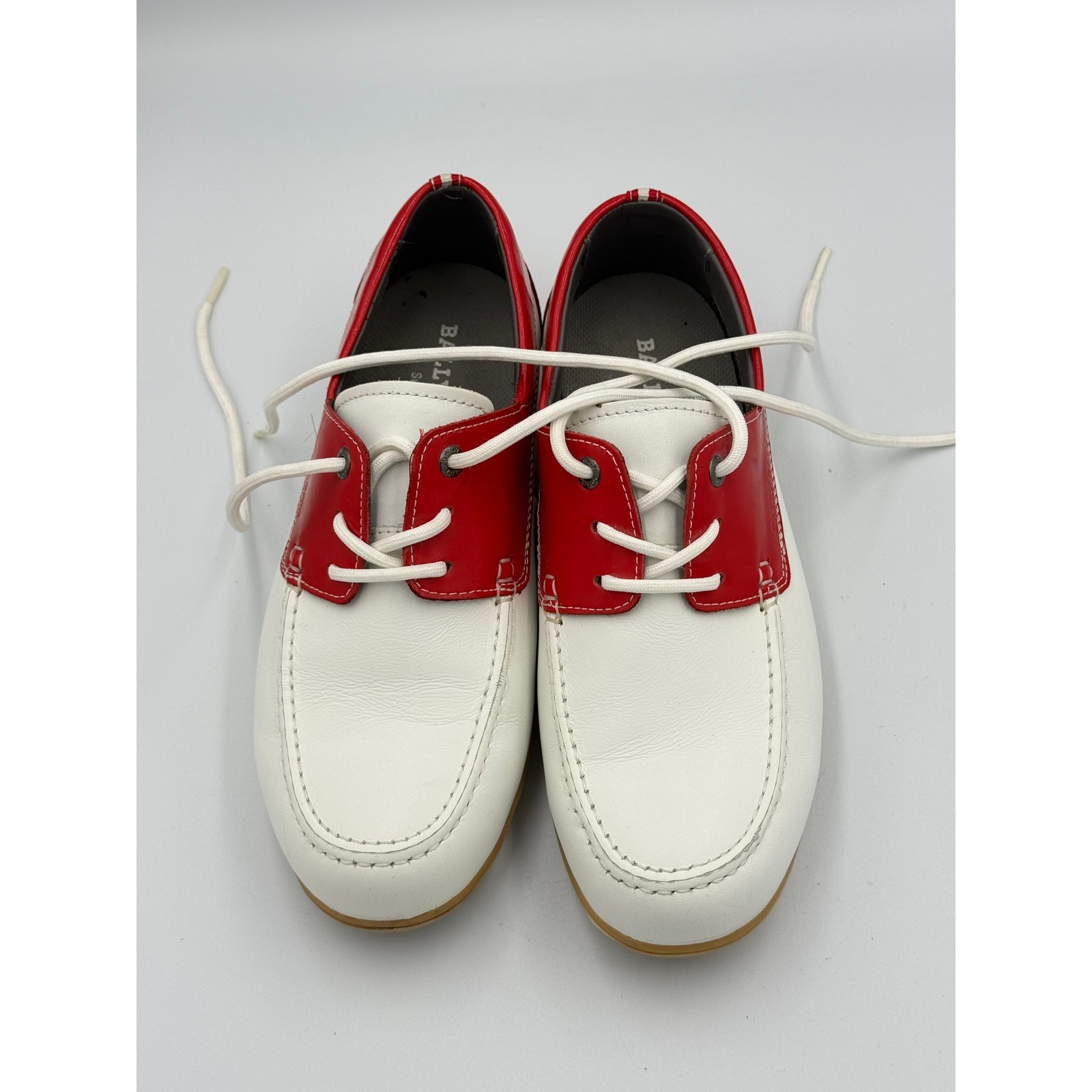 Bally Women’s Leather Lace-up Golf Mocc Pius Oxfords Loafer Shoes FlexTech Sz 8