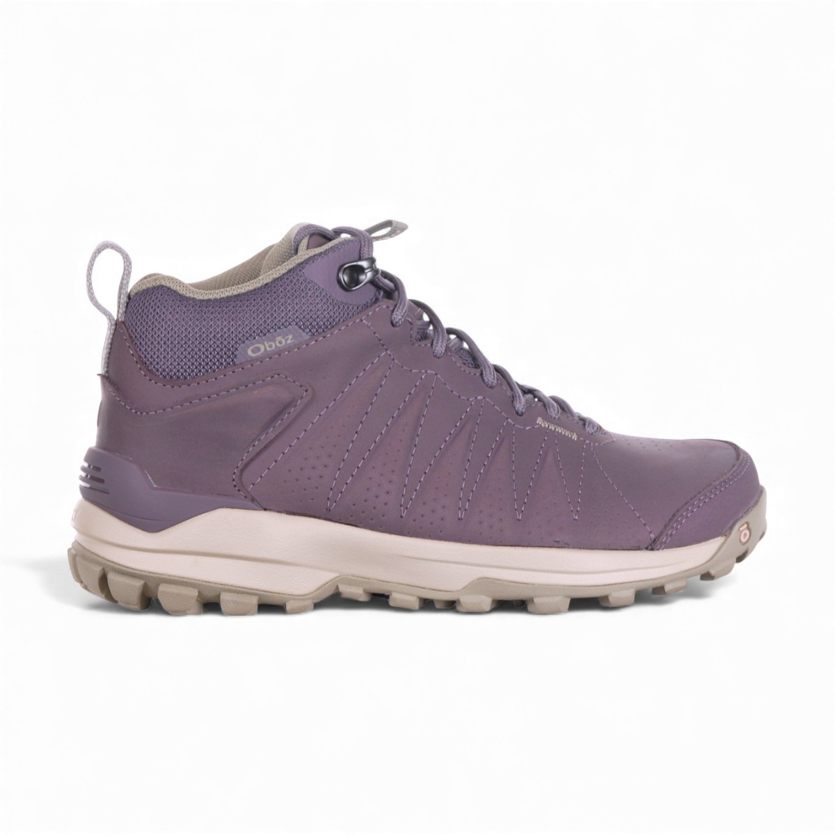 Oboz Women’s Sypes Mid Desert Plum Waterproof Leather Trail/Hiking Boots 7710…