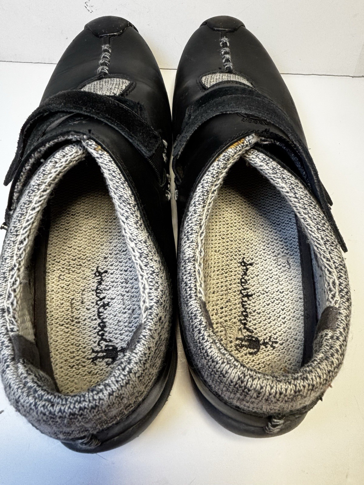 TIMBERLAND Smartwool Womens Slip On Outdoor Black Leather Shoe sz 8.5 M Vibram