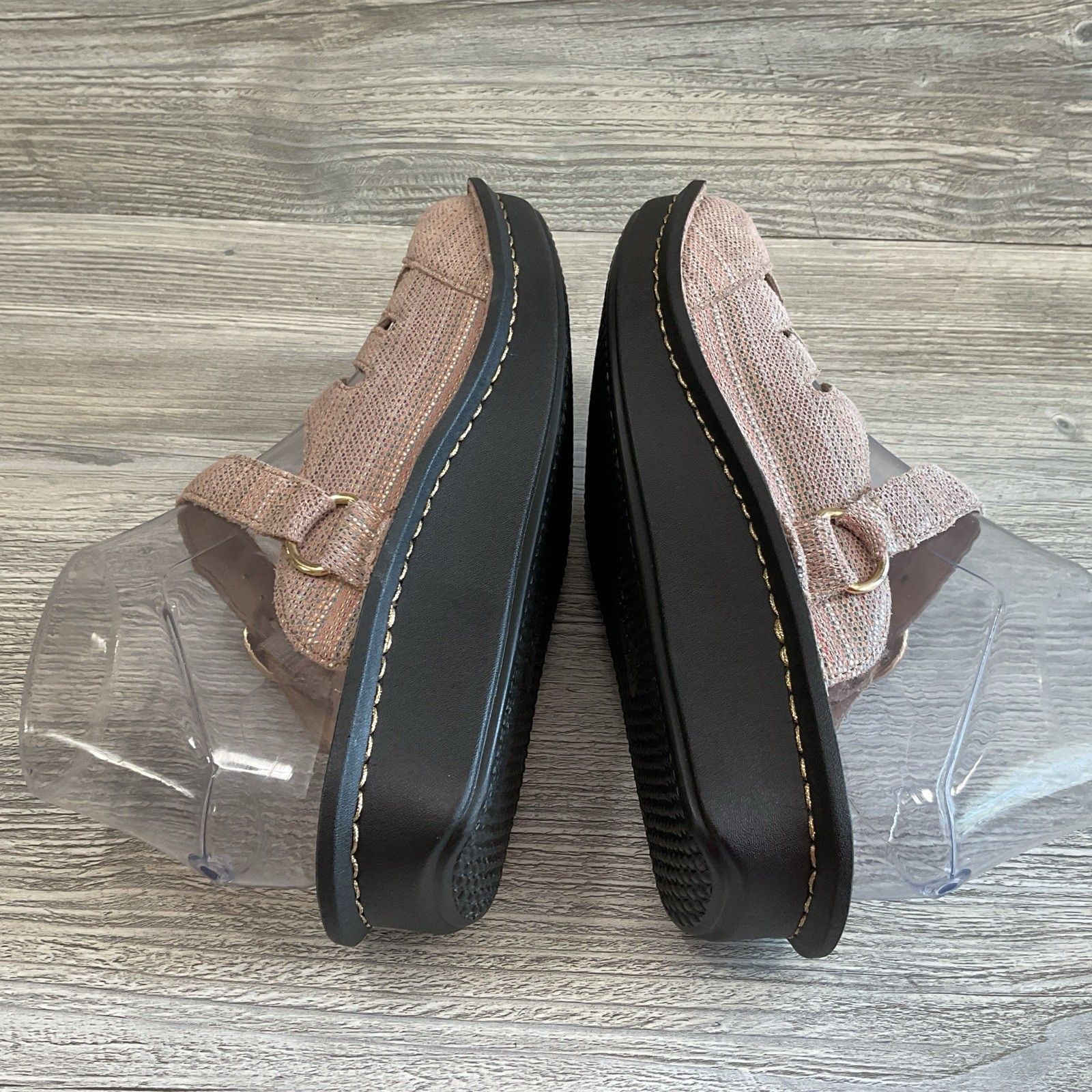 Alegria Naturally Tan Beige Metallic Freesia 817 Women’s EU 36 / 6-6.5 US Clogs