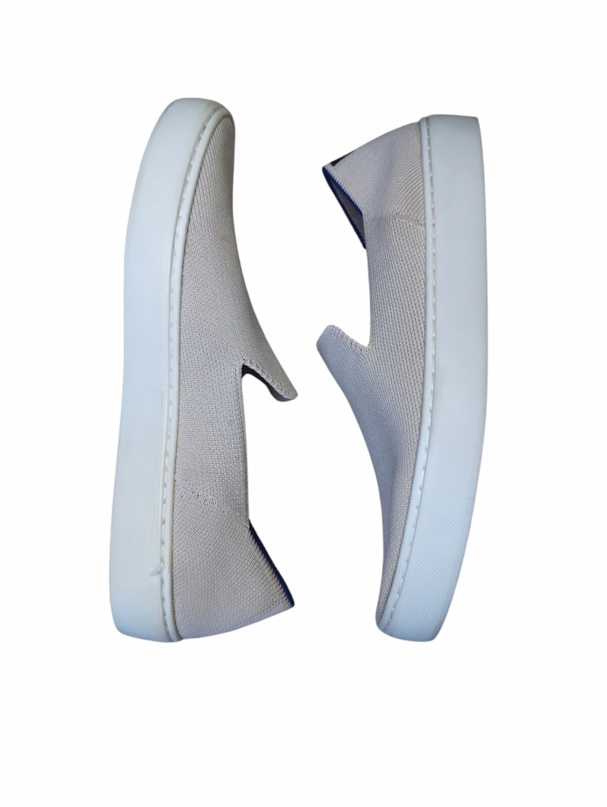 Rothy’s The City Slip On Shoes Sand Taupe Casual Walking Sneaker Women’s Size 7