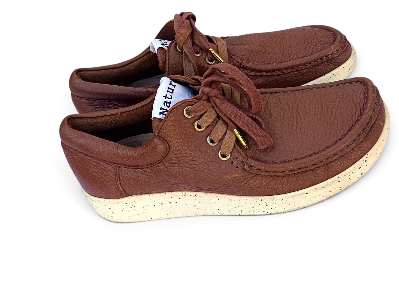 Nature Footwear Anna Brown Leather Moccasin Comfort Shoes Women’s US 9 EU 40