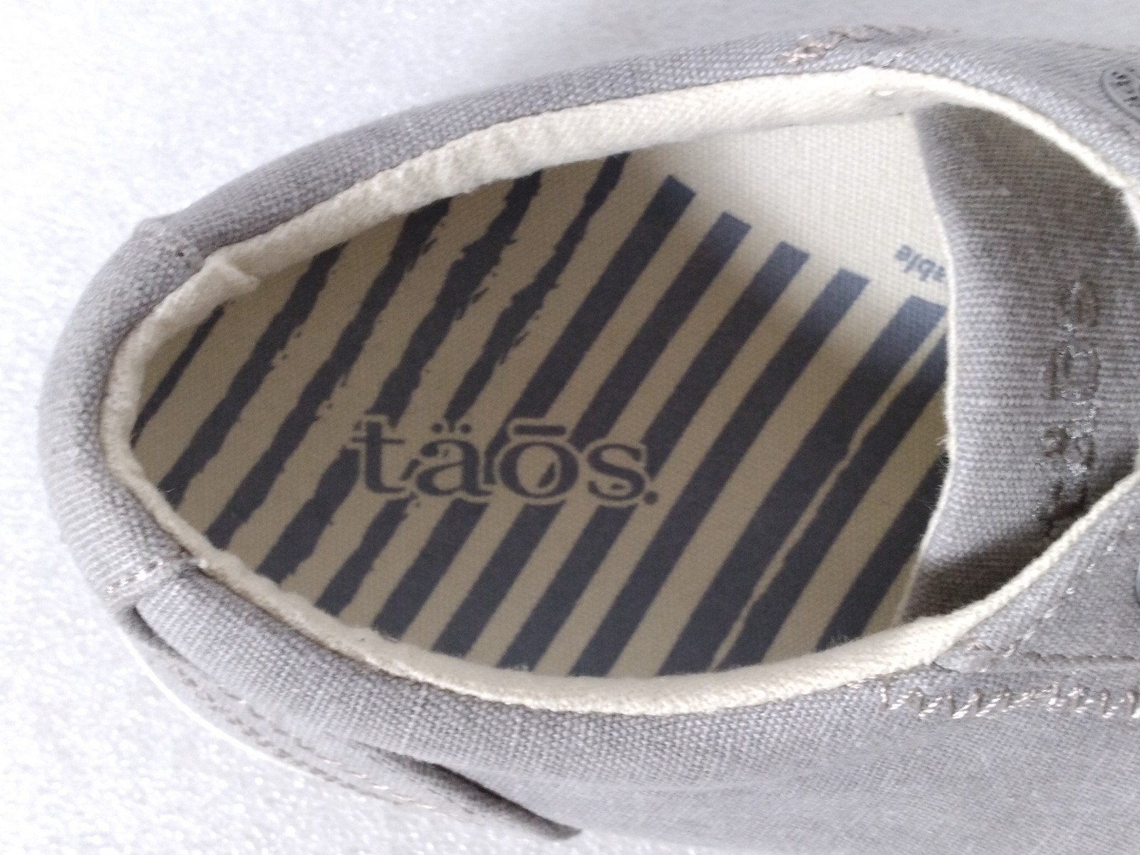 Taos Sneakers, STAR Women’s Size 9.5, Grey Wash Canvas, Lace up NEW WITHOUT BOX