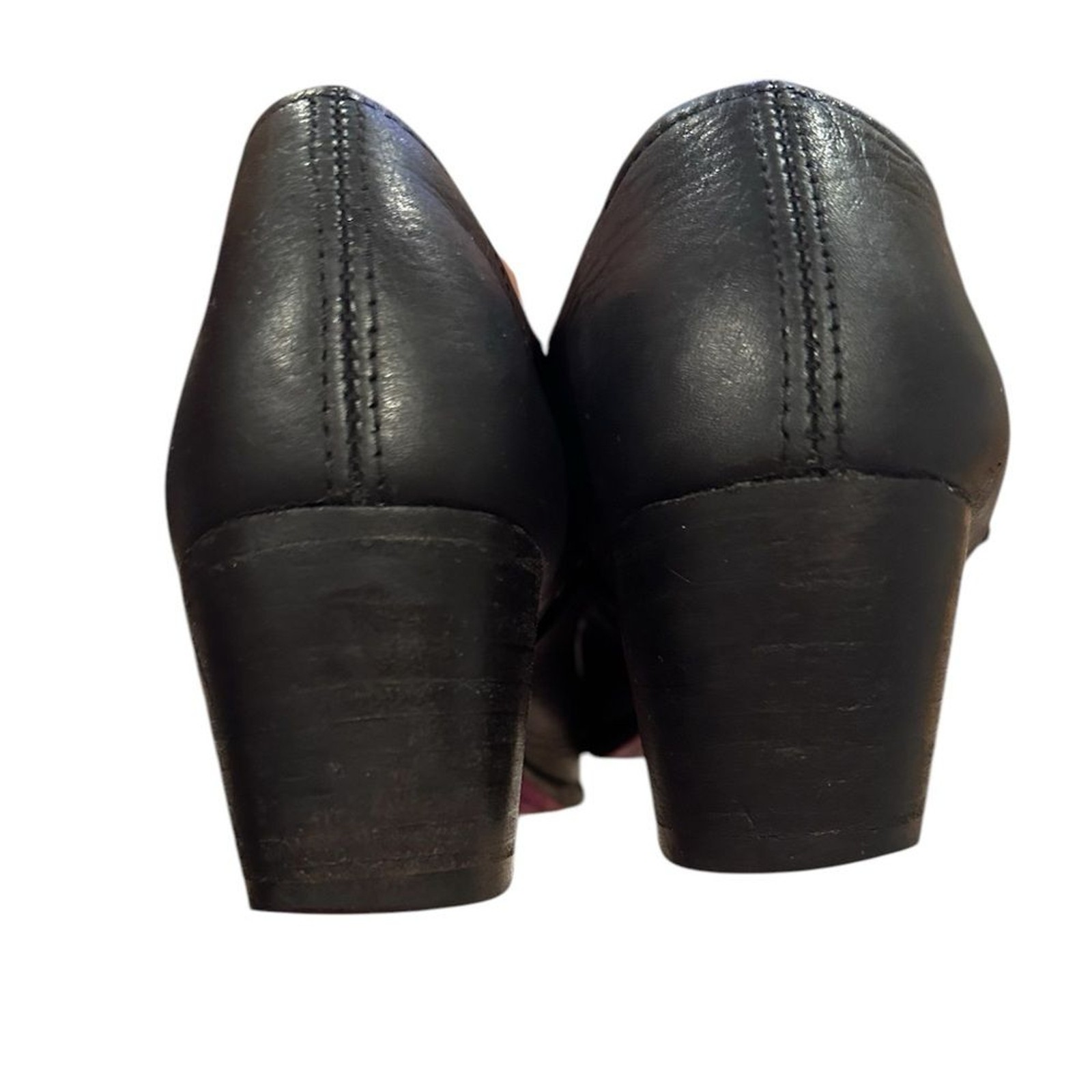 FRYE STELLA LEATHER COURTNEY BLACK ANKLE LOW PROFILE BOOTIES Women’s Shoes 7