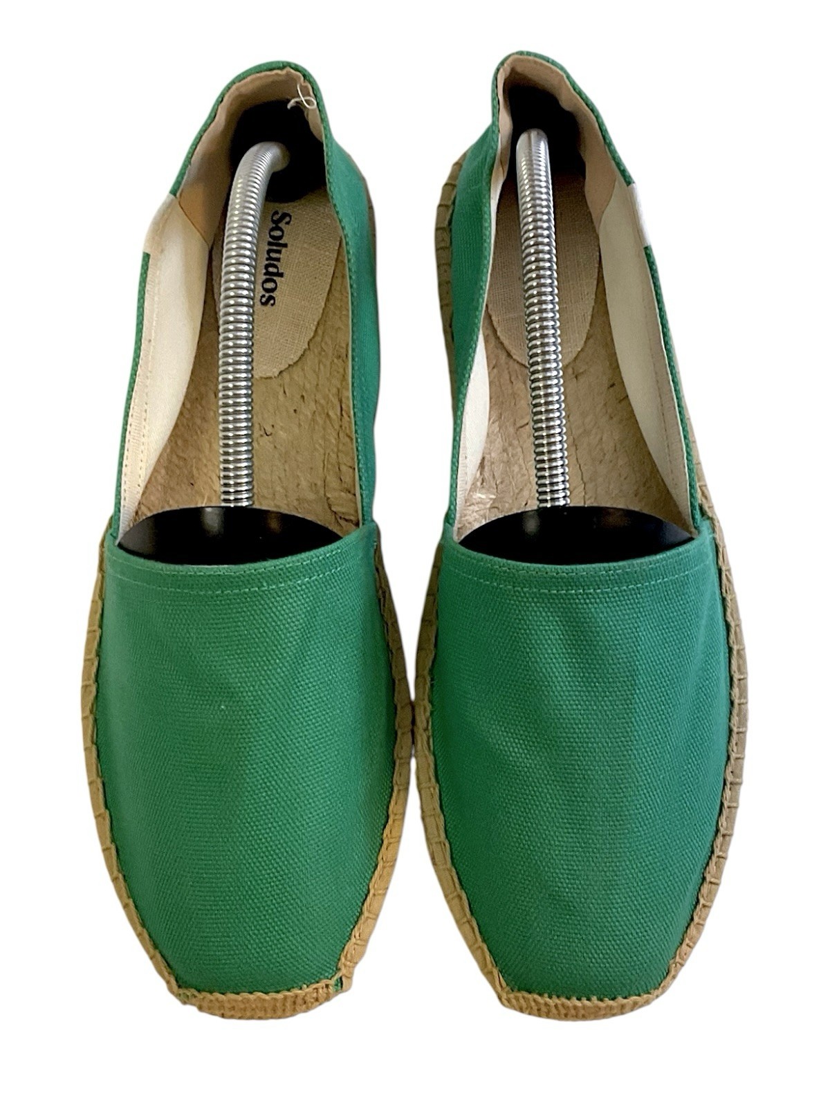 Soludos Original Espadrille Dali Shoes Women’s Size 11 Green Canvas Slip On