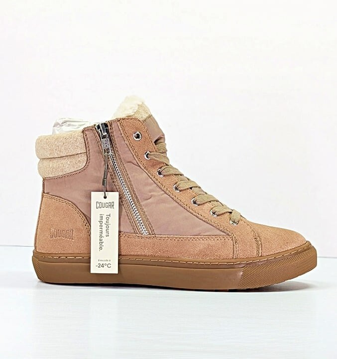 Cougar Women’s Dax Lace Up Zip Suede High Top Sneakers Size 11 (MSRP $140)