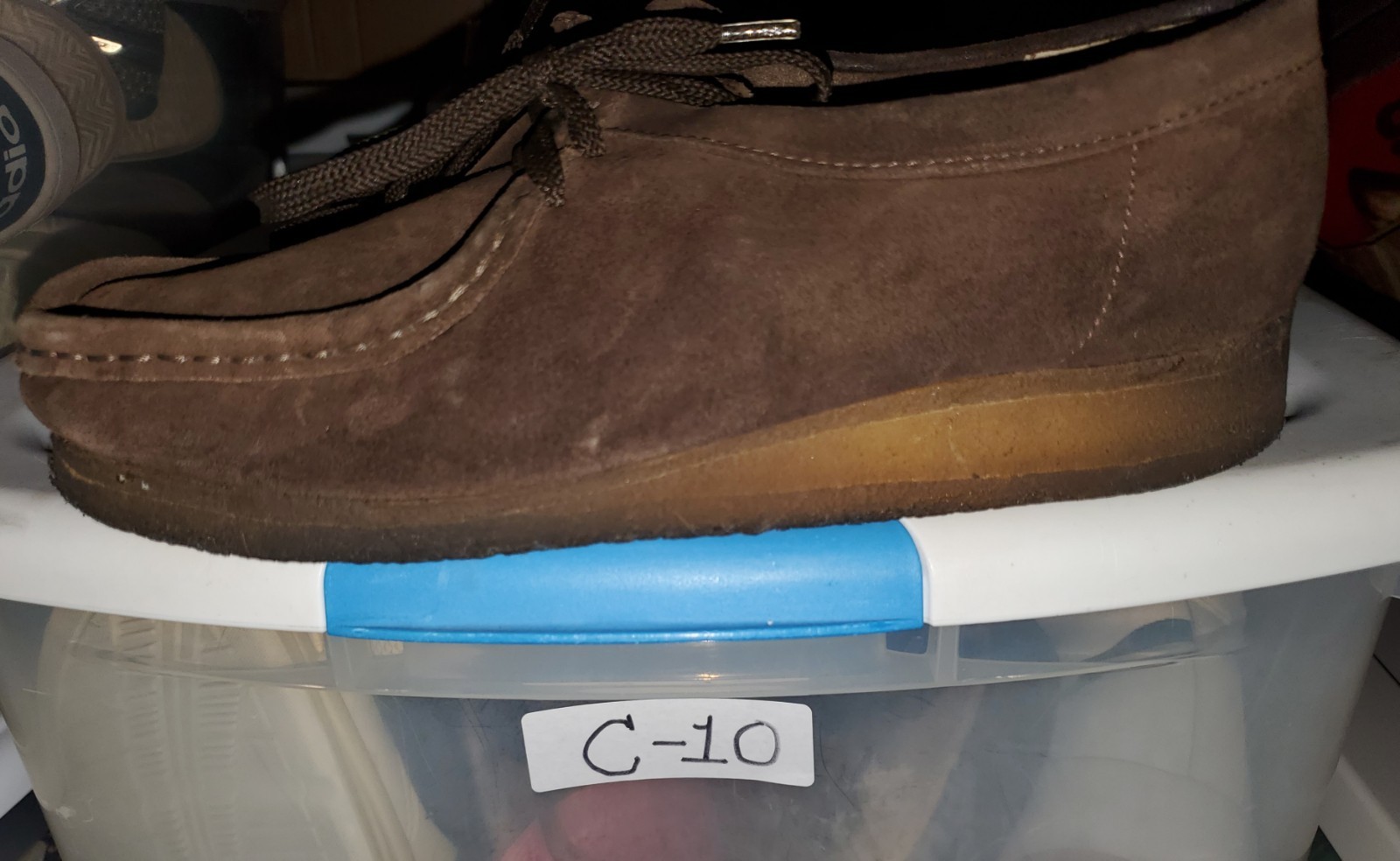 *Clarks*Originals♡Wallabee♡WomenSz.9●Dark Suede●Lace Up●Casual Shoes●Pre-Loved💗