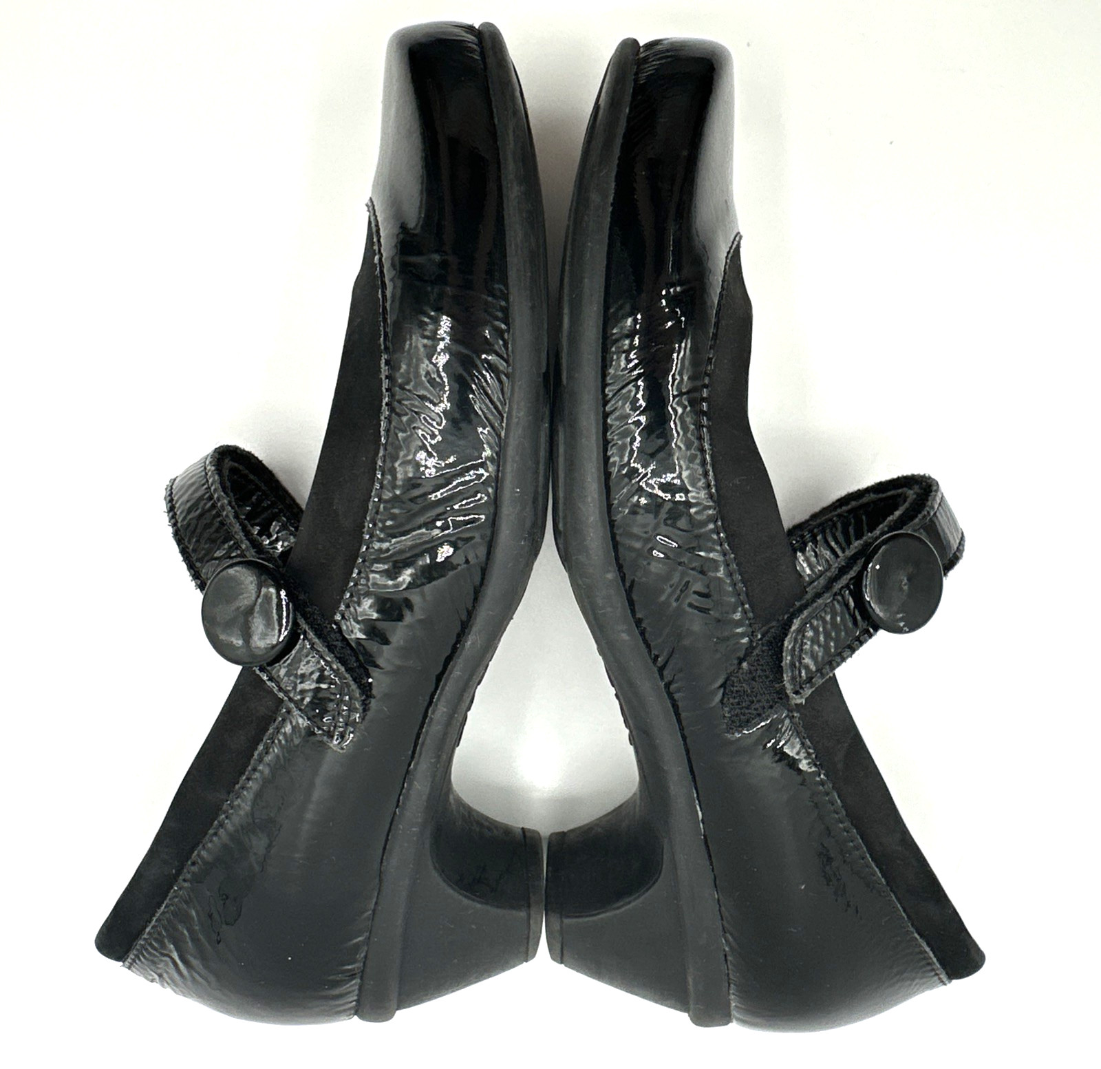 Naot Mary Jane Shoes Women’s 6 EU 37 Patent Leather Black Comfort Made in Israel