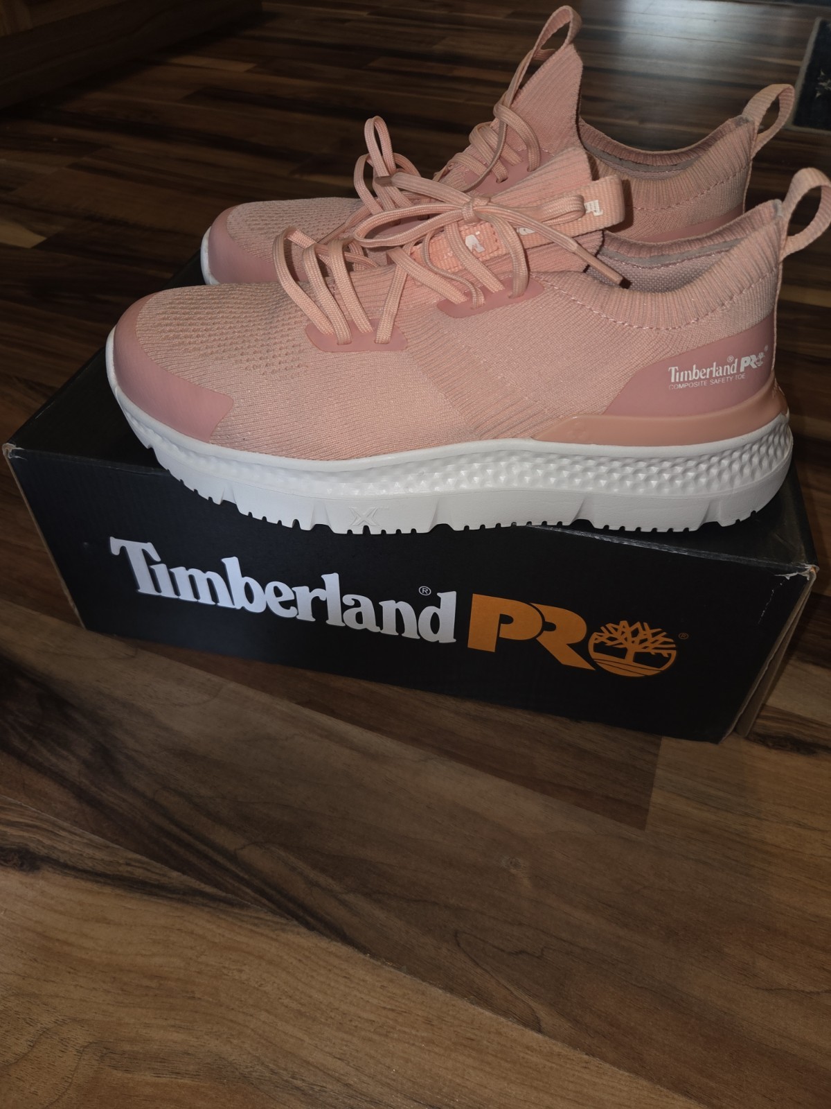 Timberland Pro Serta Slip on Composite Safety Toe Women’s Size 8 Pink